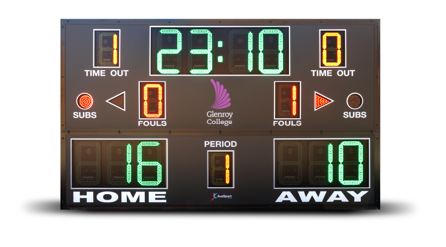 Glenroy College Premium Basketball Scoreboard