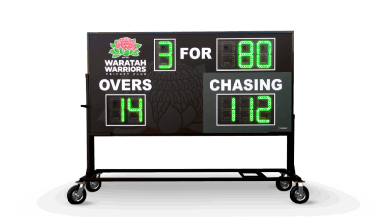 Waratah Cricket Club Essential Cricket Scoreboard