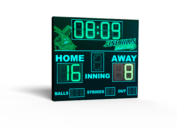 AusSport Essential Baseball scoreboard