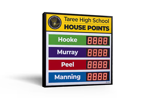 AusSport school house points scoreboard